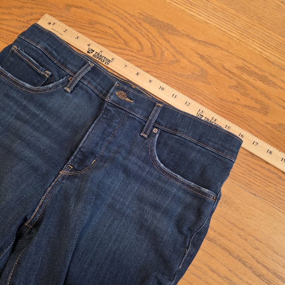 Levi's Women's 311 Shaping Skinny Jeans Soft Stretch Dark Blue Distressed 31X30 - Picture 8 of 16